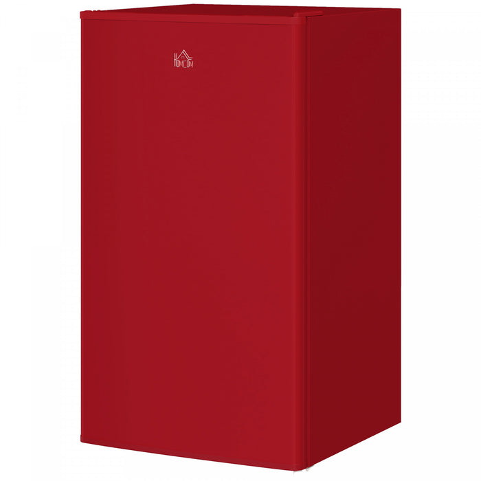HOMCOM Mini refrigerateur avec congelateur, refrigerateur compact, rouge