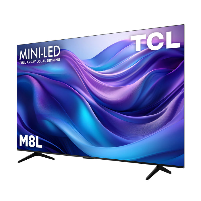Téléviseur intelligent Mini DEL TCL de série M8L UHD 4K de 55 po avec HDR et Google TV (55M8L) - modèle 2026