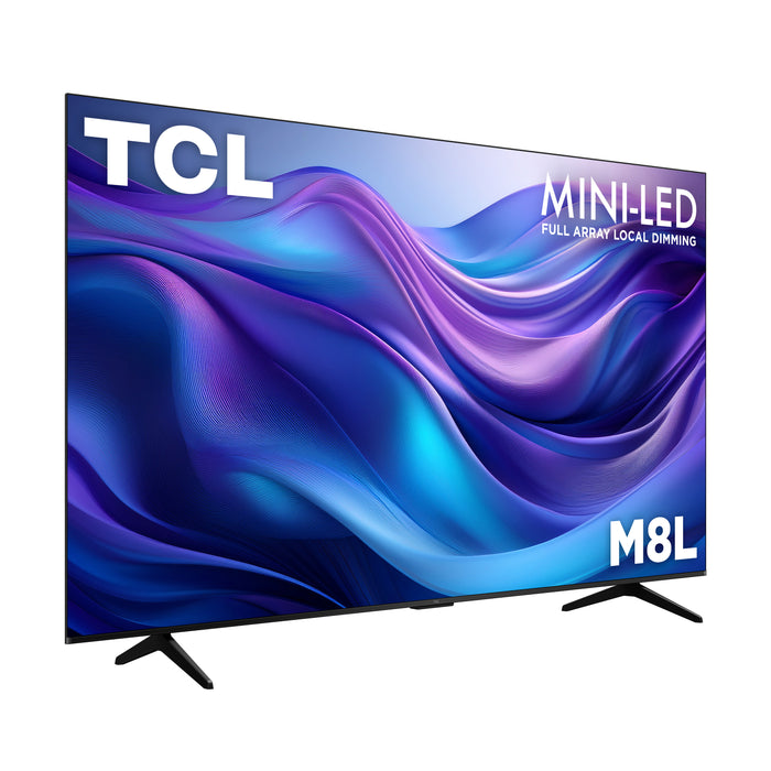 Téléviseur intelligent Mini DEL TCL de série M8L UHD 4K de 55 po avec HDR et Google TV (55M8L) - modèle 2026