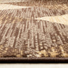 Florence Brown Beige Distressed Diamond Pattern Rug, 5'3" x 7'5" Indoor Area Rug | Tapis Florence a motif de losanges vieillis brun beige, 5'3" x 7'5"