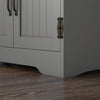 HOMCOM 48" Kitchen Pantry, Kitchen Storage Cabinet with Shelves, Grey