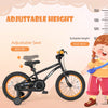 Costway 16-inch Kid's Bike For 4-7 Years Old With Adjustable Saddle & Anti-slip Handlebar Black