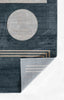 Erisa Contemporary 5'1" x 7'7" Area Rug in Blue Indoor Area Rug | Tapis Contemporain Erisa 5'1" x 7'7" en Bleu