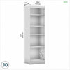 Bestar Pur 25 W Closet Organizer - Rustic Brown|Organisateur de garde-robe Pur de Bestar de 25 po (L) - brun rustique