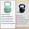 Soozier 18 lb Soft Kettlebell, Sand Filled Weight with Grip Handle, Solid Kettlebell Weight for Full Body Workout and Strength Training, Home Gym Equipment, Green