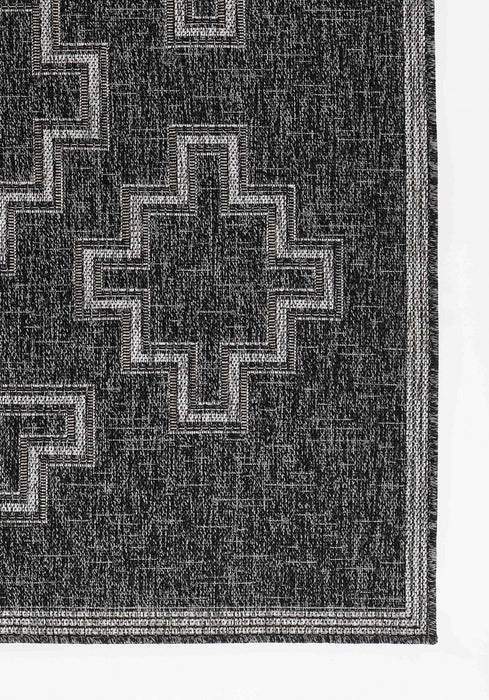 Tapis Transitionnel Esina 6'6\" x 9'0\" en Noir