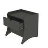 Coney Mid-Century Modern 20" Nightstand in Charcoal Gray (2-Drawer) | Table de nuit Coney style milieu du siecle 20" en gris charbon (2 tiroirs)