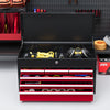 Homcom 6 Drawer 24" Metal Tool Box With Top Case, Ball Bearing Slides|Homcom Boite A Outils En Metal A 6 Tiroirs De 24 Po Avec Boitier Superieur