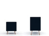 Rockefeller Mid-Century Modern 2-Piece Dresser Set in Midnight Blue | Ensemble de commodes 2 pieces Rockefeller style milieu du siecle, bleu minuit
