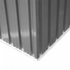 Outsunny 6' X 8.5' Garden Storage Shed, Metal Tool Storage House With Pc Boards And Double Doors For|Outsunny 6' X 8.5' Abri De Jardin Exterieur En Metal Remise Rangement Outils En Acier Gris