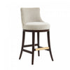 Lucia Modern Wood Upholstered Chenille Barstool in Natural Bar Stool | Tabouret de bar moderne en bois Lucia, revetu de chenille, coloris naturel