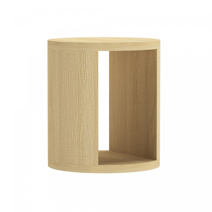 Table d’appoint contemporaine Alure 20\" en chene naturel