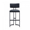 Juno Contemporary Modern Metal Barstool in Black | Tabouret de bar moderne contemporain Juno en metal noir