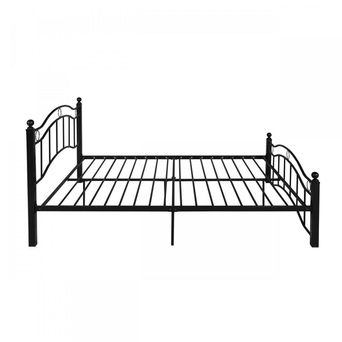 Jackson Cadre De Lit En Metal Avec Rangement Sous Le Lit, Noir