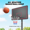 Soozier Portable Basketball Hoop, 4.4-10ft Adjustable Height