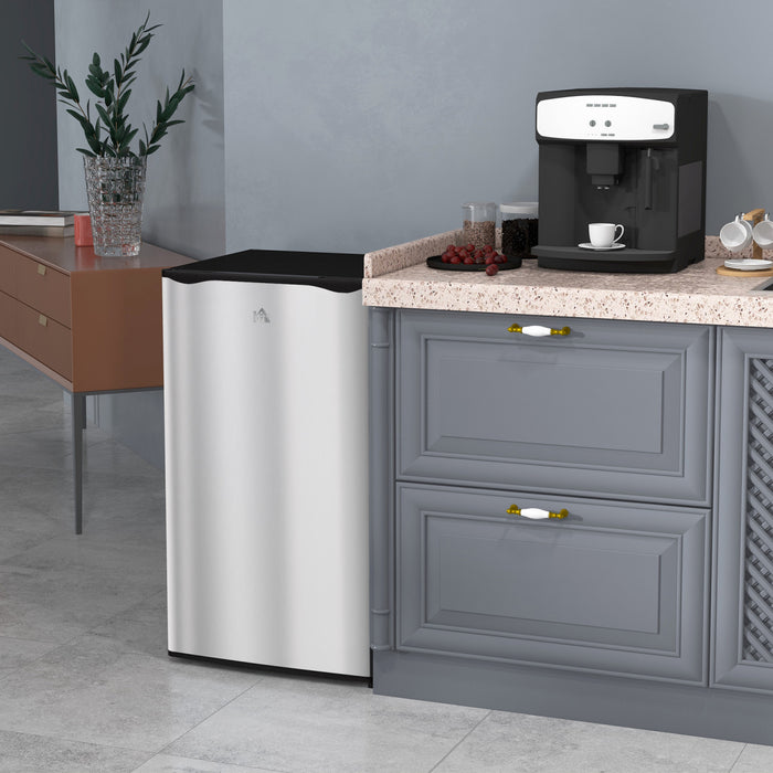 HOMCOM Mini refrigerateur avec thermostat de congelateur porte reversible