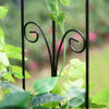 Outsunny 7.2ft Metal Garden Arbor Arch With Double Doors, 2 Side Planter Baskets, Climbing Vine Fram|Outsunny - Arche De Jardin En Metal De 87 Pouces Avec Double Porte, 2 Paniers A Plantes Lateraux, Ca