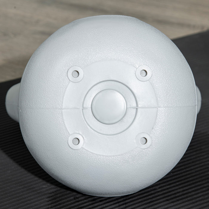 Soozier Kettlebell souple 12 kg rempli de sable, bleu fonce