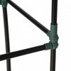 Outsunny Raised Garden Bed with 2 Trellis Tomato Cages, Light Green