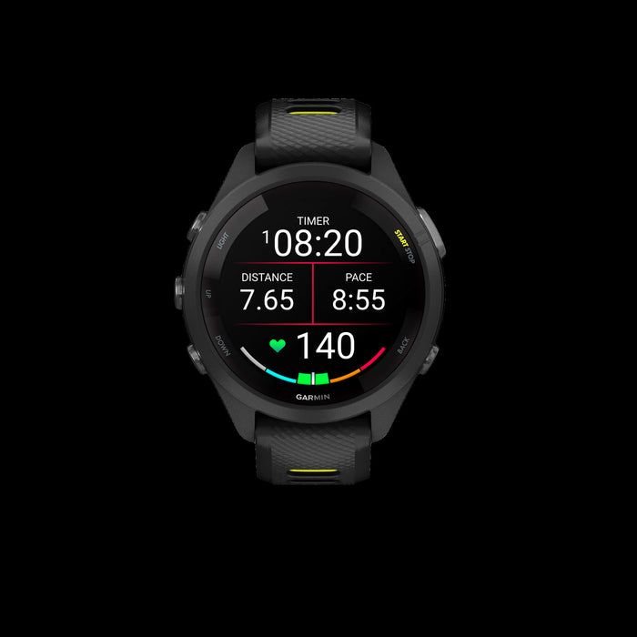 Garmin Forerunner® 265s Montre Gps Intelligente - Suivi De Fitness Avec Gps Multi-bande - Jaune Amp