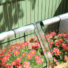 Outsunny 9' X 3' X 3' Portable Tunnel Greenhouse With Zipper Doors Clear|Outsunny Serre Tunnel Portable 9' X 3' X 3' Avec Portes A Fermeture Eclair