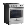 Forno Leonardo Espresso 30" Slide-In Induction Range, Stainless Steel -FFSIN0982-30 | Cuisiniere a induction encastrable Leonardo Espresso de 30 po, acier inoxydable – FFSIN0982-30
