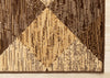 Florence Brown Beige Distressed Diamond Pattern Rug, 7'9" x 10'6" Indoor Area Rug | Tapis Florence a motif de losanges vieillis brun beige, 7'9" x 10'6"