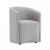 Hearth Contemporary Modern Upholstered Armchair in Light Gray | Fauteuil contemporain moderne Hearth en tissu gris clair