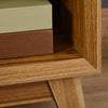 HOMCOM Bedside Table Storage Organizer Side Table with Drawer and Shelf