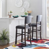 Monaco Faux Leather Barstool - Espresso|Tabouret bar Monaco en similicuir - espresso