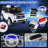 Costway Licensed Mercedes-benz Eqg Kids Ride On Car With Remote Control Detachable Battery White
