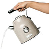 Haden Dorset 1.7L Electric Kettle - Putty Beige | Bouilloire Haden Dorset 1,7 L avec arret automatique et protection contre la surchauffe – Beige mastic