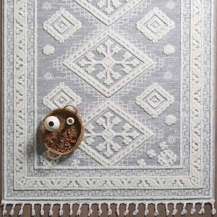 Carpette à poil long Quinto Westerner - 7 pi 7 po x 10 pi
