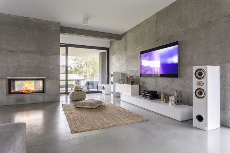 Support mural discret Kanto PF300 pour televiseurs de 40\" a 100\", noir