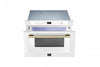 Forno Espresso Capoliveri 24" Microwave Drawer in White, 1.2 cu.ft. - FMWDR3000-24WHT | Tiroir-four a micro-ondes Espresso Capoliveri 24 po en blanc, 1,2 pi³ - FMWDR3000-24WHT