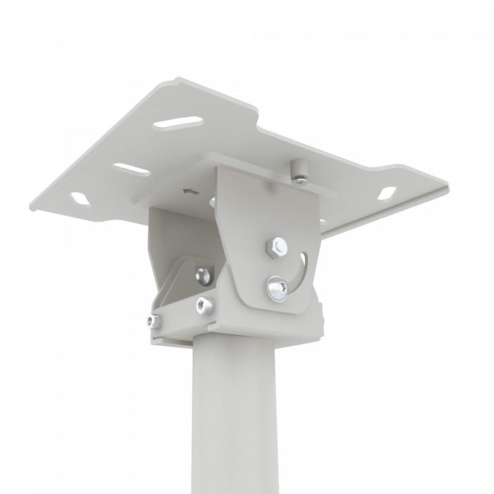 Support mural de plafond reglable en hauteur Kanto CM600 pour televiseurs de 40 a 80 pouces, blanc