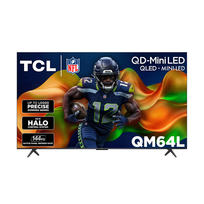 Téléviseur intelligent Mini DEL QD TCL QM64L 4K de 75 po avec Fire TV (75QM64L) - modèle 2026