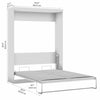 Bestar Pur Queen Murphy Bed 65-Inch Wall Bed|Grand lit escamotable mural Pur de Bestar de 65 po