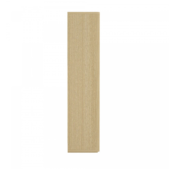 Armoire bibliotheque moderne Rivington 38\" en chene naturel