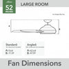 Cabo Frio Ceiling Fan - White | Ventilateur de plafond Cabo Frio - Blanc