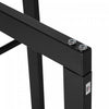 Homcom Firewood Rack Log Holder Fireplace Storage Rack With Handles And 220 Lbs. Weight Capacity, 15|Homcom Support A Bois De Chauffage Avec Poignees Et Capacite De Poids De 220 Lbs, Noir