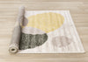 Marley Green Yellow Taupe Geometric Area Rug - 5'3" x 7'7"|Carpette Marley verte, jaune et taupe à motif géométrique - 5 pi 3 po x 7 pi 7 po