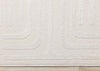 Leonardo Cream Beige Oriental Trellis Pattern Rug, 5'3" x 7'7" Indoor Area Rug | Tapis a motifs de treillis orientaux creme beige Leonardo, 5'3" x 7'7"