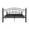 Jackson Metal Bed Frame With Underbed Storage,black King Bed | Jackson Cadre De Lit En Metal Avec Rangement Sous Le Lit, Noir