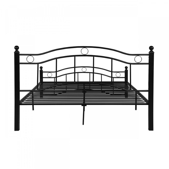 Jackson Cadre De Lit En Metal Avec Rangement Sous Le Lit, Noir