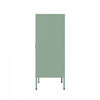 Naomi Modern 2-Piece Metal Storage Cabinets in Sage Green | Armoires de rangement modernes Naomi 2 pieces en metal, vert sauge