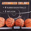 Costway Indoor Basketball Arcade Game Double Electronic Hoops Shot 2 Player W/ 4 Balls