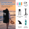 Goplus Small Inflatable Sup Board, Portable Paddle Board With 5d Rings Stand Up Paddle Board For Youth & Adult Light Pink