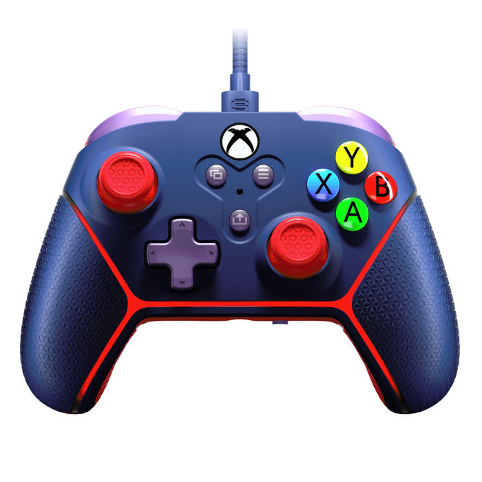 Manette Microwatt Junior Livewire de Surge bleue pour consoles Xbox de séries X et S