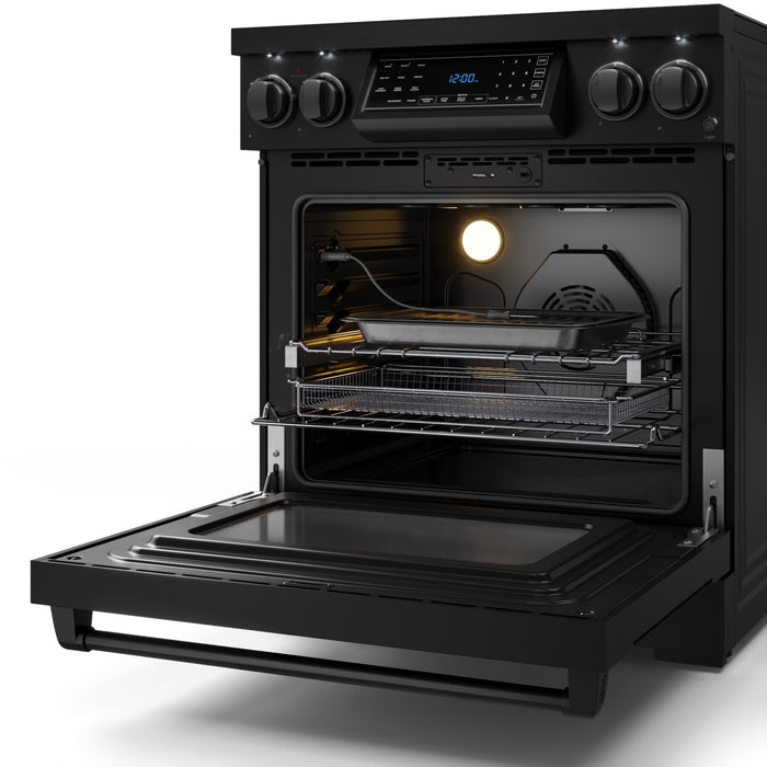 Cuisinière électrique amovible de style professionnel collection Gordon Ramsay de Thor Kitchen de 30 po avec panneau de commande tactile inclinable - RSE30B
